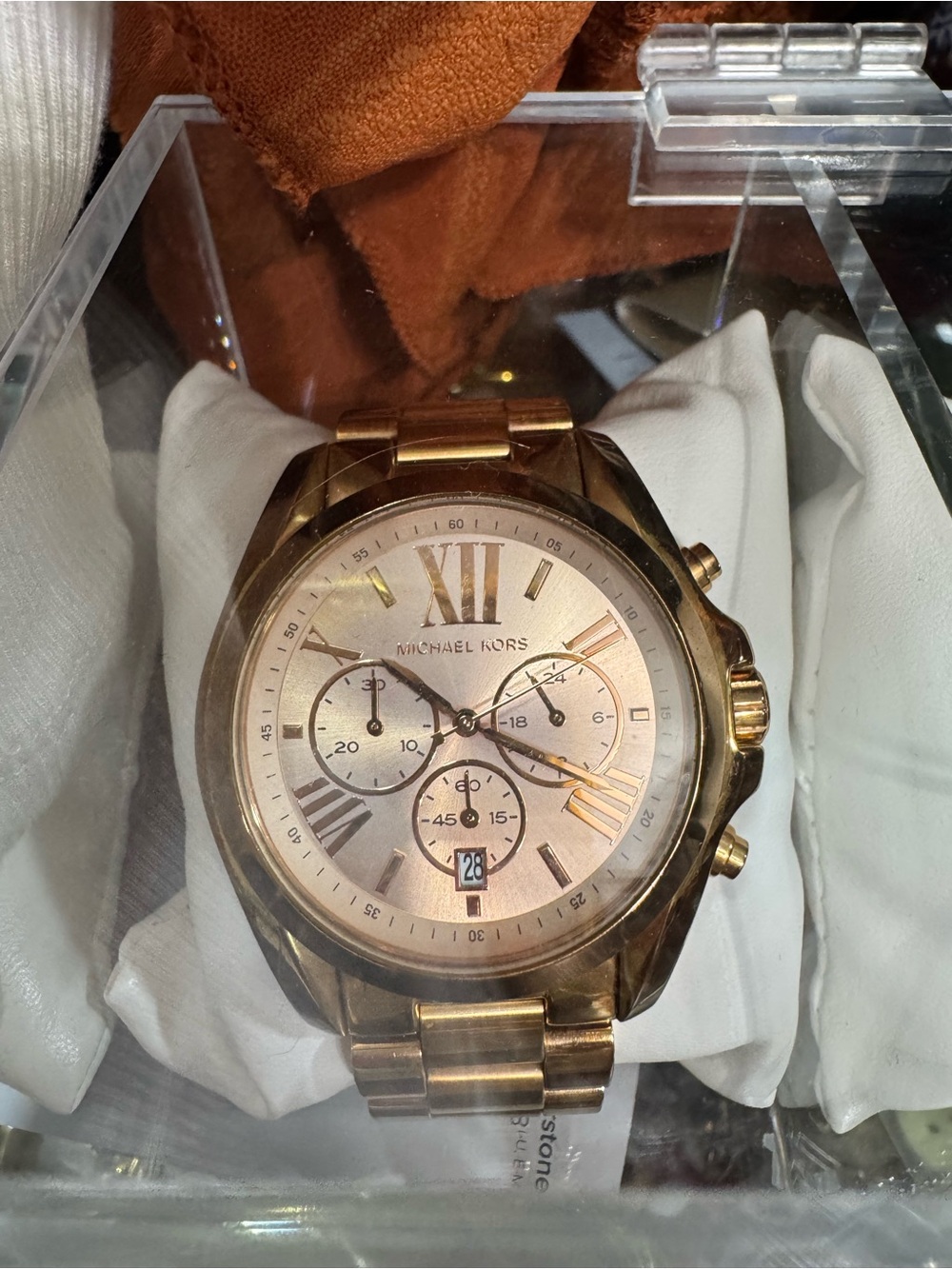 Michael Kors Gold Men's Bracelet Chronograph Watch